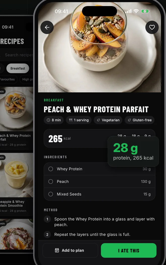 Recipe with macros