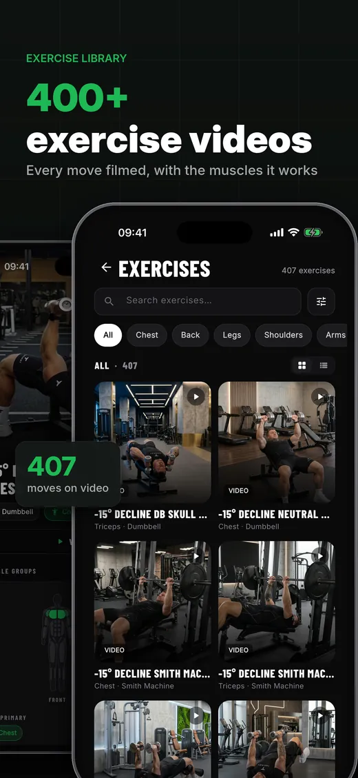 Trainzy · exercise library