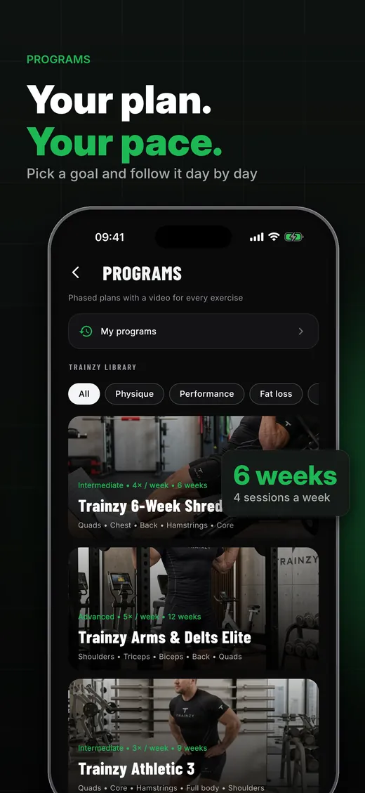 Trainzy · programs